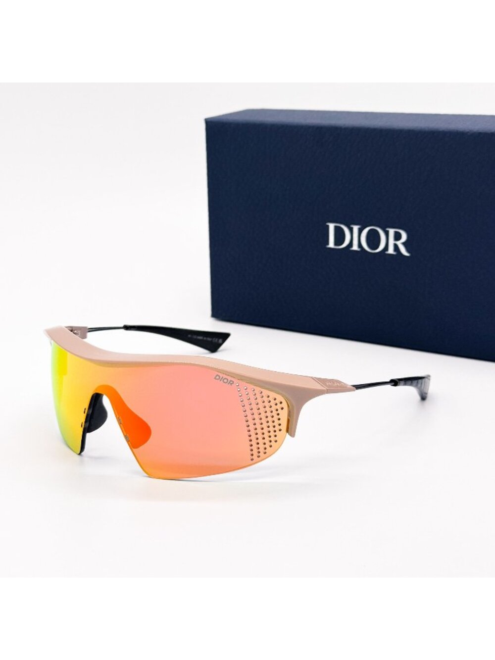 NEW DIOR SUNGLASSES DIORXPLORER M1U 40J7 NUDE/ORANGE MIRROR UNISEX EYEWEAR DIOR - Picture 2 of 12